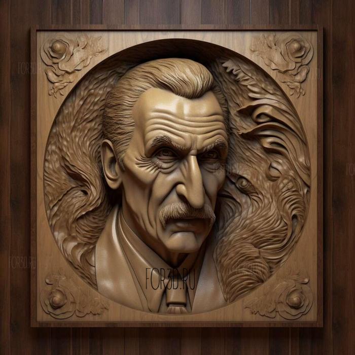 Vincent Price 3 stl model for CNC